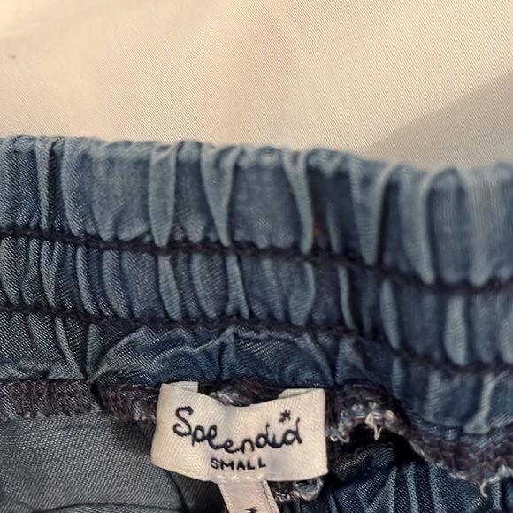 Splendid denim shorts, drawstring, size S - Picture 2 of 2